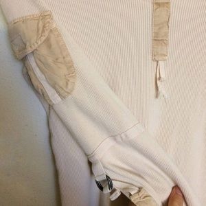 Johnny Was Tops - Johnny Was Beige/Cream Thermal Long-Sleeve Johnny Was Tops - Johnny Was Beige/Cream Thermal Long-Sleeve